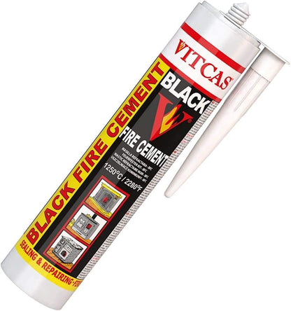 Vitcas Black Fire Cement 1250°C 310ml